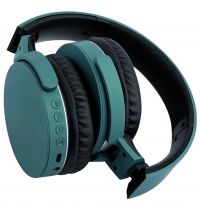 Casti audio Bluetooth 4.2 Akyta AC-B236, fara fir, DJ, verde