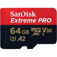 Card de memorie SanDisk MicroSDHC ExtremePro, 64GB, R170MB/s W90MB/s Class 10 + Adaptor