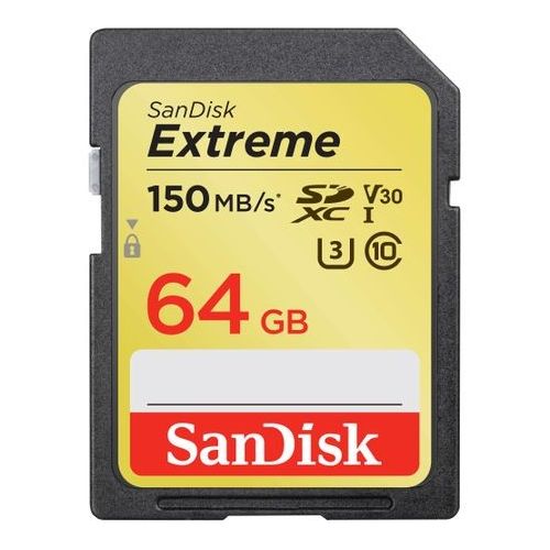 Card de memorie SanDisk Extreme SDXC 64GB 150MB/s