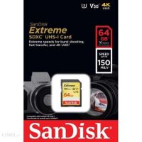 Card de memorie SanDisk Extreme SDXC 64GB 150MB/s