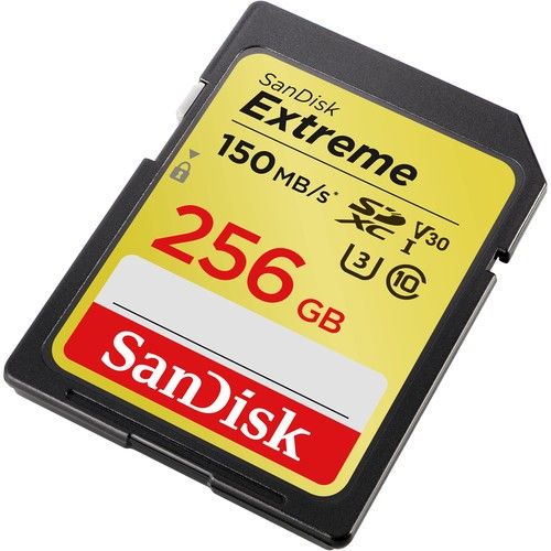 Карта памет SanDisk Extreme SDXC, 256 GB, V30, 150 MB/s