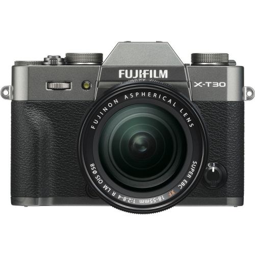 Aparat foto Mirrorless FUJIFILM kit X-T30 charcoal silver cu obiectiv XF-18-55