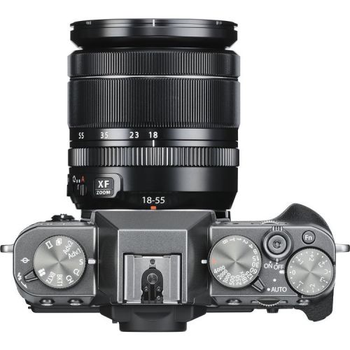 Aparat foto Mirrorless FUJIFILM kit X-T30 charcoal silver cu obiectiv XF-18-55