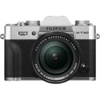 Aparat foto Mirrorless FUJIFILM kit X-T30 silver cu obiectiv XF-18-55