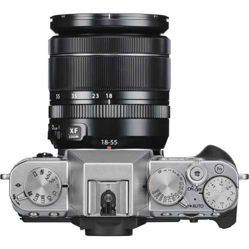 Aparat foto Mirrorless FUJIFILM kit X-T30 silver cu obiectiv XF-18-55