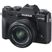 Aparat foto Mirrorless FUJIFILM kit X-T30 negru cu obiectiv XC15-45