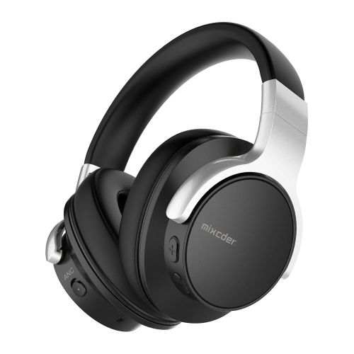 Аудио слушалки AUSDOM Mixcder E7, Active Noise Cancelling, Bluetooth 4.0, over-ear, Време за възпроизвеждане до 20 часа, Черни