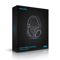 Аудио слушалки AUSDOM Mixcder E7, Active Noise Cancelling, Bluetooth 4.0, over-ear, Време за възпроизвеждане до 20 часа, Черни