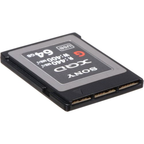 Card memorie Sony XQD seria G 64GB, R 440MB/s, W 400MB/s