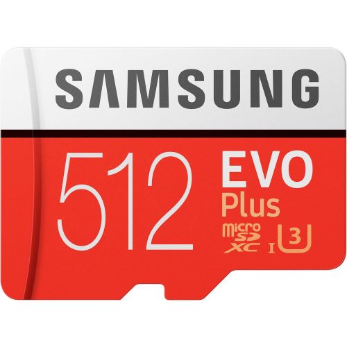 Card de memorie Samsung Micro-SDHC EVO Plus 512GB, Class 10, U3 cu adaptor SD, R100MB/s, W90MB/s, 4K