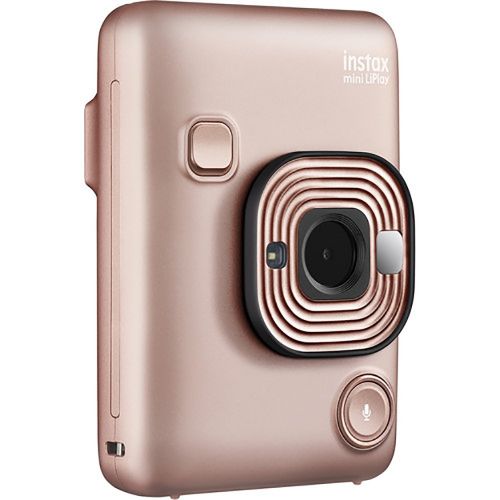 FUJIFILM INSTAX Mini LiPlay Hybrid Instant Camera (Blush Gold)