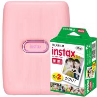 Fujifilm Instax mini smartphone printer Dasky Pink+ 2x10 Instant film