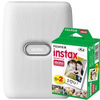 Fujifilm Instax mini smartphone printer Ash White+ 2x10 Instant film