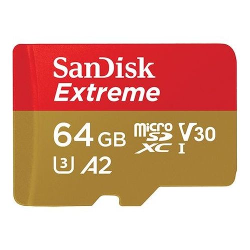 Card de memorie Sandisk microSDXC 64 GB, Extreme, R160 MB/s, W60 MB/s w/o