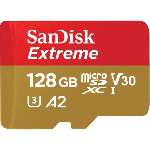 Card de memorie SanDisk Micro SD Extreme, 128GB, UHS-I U3, Class 10