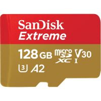 copy of Card de memorie SanDisk Micro SD Extreme, 128GB, UHS-I U3, Class 10 + Adaptor SD