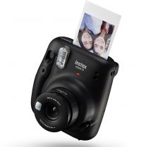 Комплект Цифров фотоапарат Fujifilm Instax mini 11, Charcoal Grey+ филм 1x10+Чанта