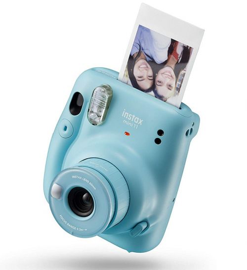 Фотоапарат за моментни снимки Fujifilm Instax Mini 11, Sky Blue