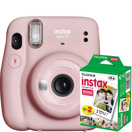 Aparat foto instant Fujifilm Instax mini 11, Blush Pink+ filme 2x10