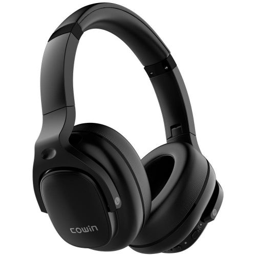 Casti audio bluetooth 5.0 COWIN E9, cu anulare zgomot si microfon CVC HD, black