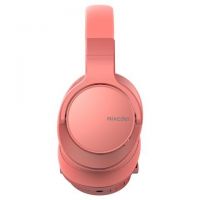 Casti audio Ausdom MIXCDER E7, ActiveNoiseCancelling, Bluetooth 5.0, Orange,over-ear, timp de redare 25 ore