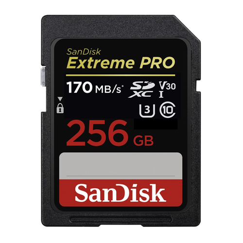 Карта памет SanDisk SDXC Extreme Pro, 256GB, Клас 10, UHS-I, 633X, 95 MB/s