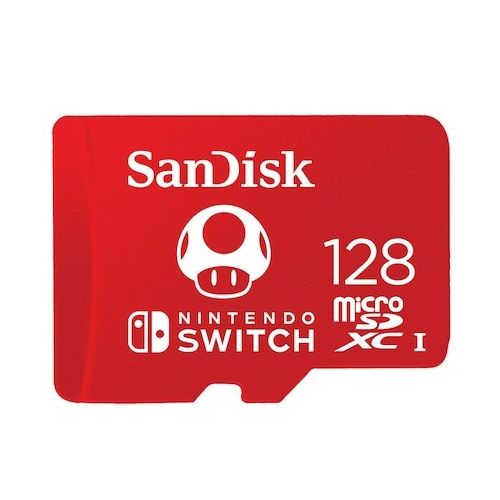 Card de memorie SanDisk microSDXC, 128GB, Nintendo Switch, UHS-I, Class 10