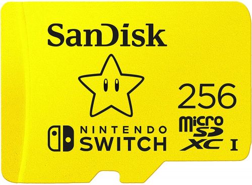 Card de memorie SanDisk microSDXC, 256GB, Nintendo Switch, UHS-I, Class 10