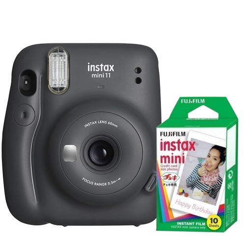 copy of Aparat foto instant Fujifilm Instax mini 11, Charcoal Grey+ film 2x10