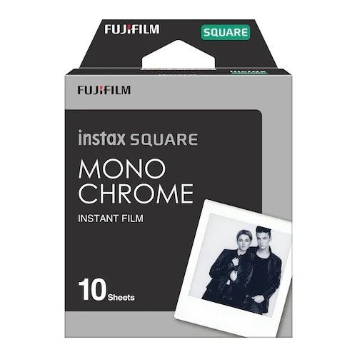 Film Instant Fujifilm Instax Film Square Monochrome 1x10