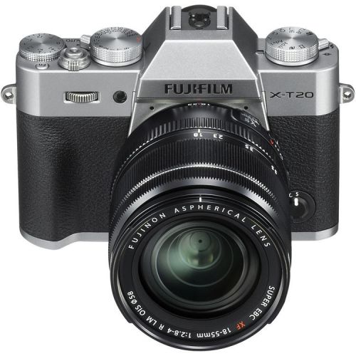 Camera foto digitala mirrorless Fujifilm X-T20 Silver+ obiectiv XF18-55