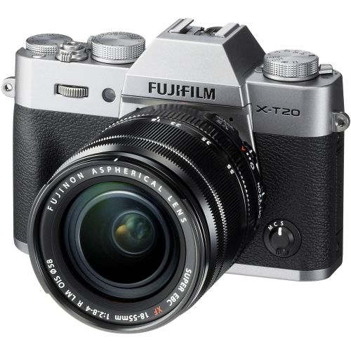 Camera foto digitala mirrorless Fujifilm X-T20 Silver+ obiectiv XF18-55