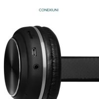 Casti audio Bluetooth 4.2 Akyta AC-B200, fara fir, DJ, negru