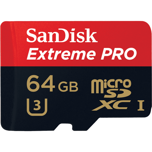 Card de memorie SanDisk MicroSDHC ExtremePro, 64GB, Class 10 + Adaptor