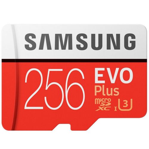 Card de memorie Samsung Micro-SDHC EVO Plus 256GB, Class 10, U3 cu adaptor SD, R100MB/s, W90MB/s, 4K