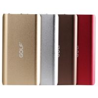 Външна батерия 6800 mah, Akyta, Golf line, елегантен корпус от алуминий, cofee