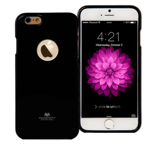 Husa de protectie Goospery Jelly iPhone 6/6S (Hole) Black