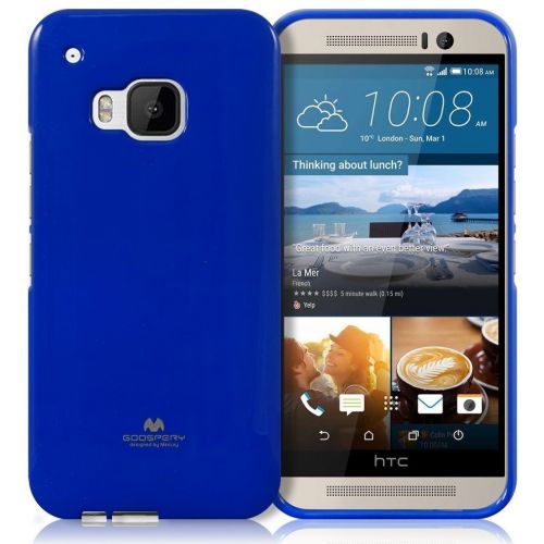 Husa de protectie Goospery Jelly HTC ONE M9 Blue