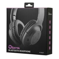 Casti audio Bluetooth 4.2 Akyta AC-B237, fara fir, DJ, red