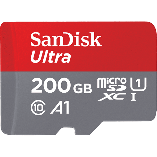 Card de memorie SanDisk Micro SD Ultra, 200GB, Class 10, Full HD