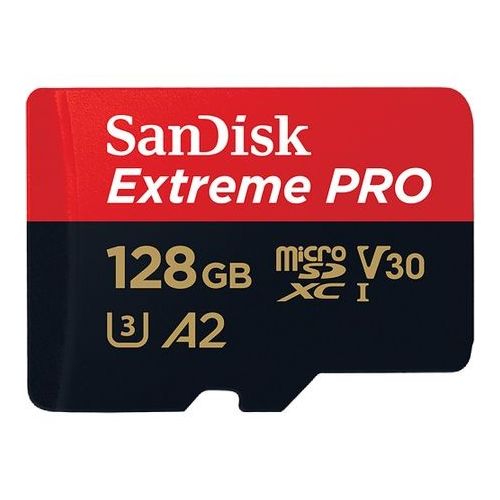 Card de memorie SansdiskmicroSDXC 128 GB, Extreme Pro, R170 MB/s, W90 MB/s