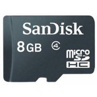 Card de memorie SanDisk MicroSDHC, 8GB, Class 4, pachet 5 bucati